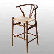 New Design Bar Chair with Solid Wood Legs